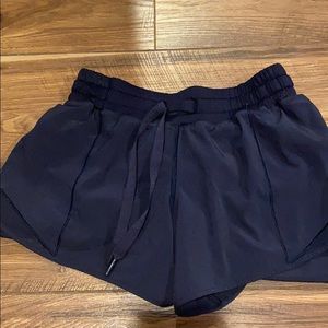 Navy Lululemon shorts